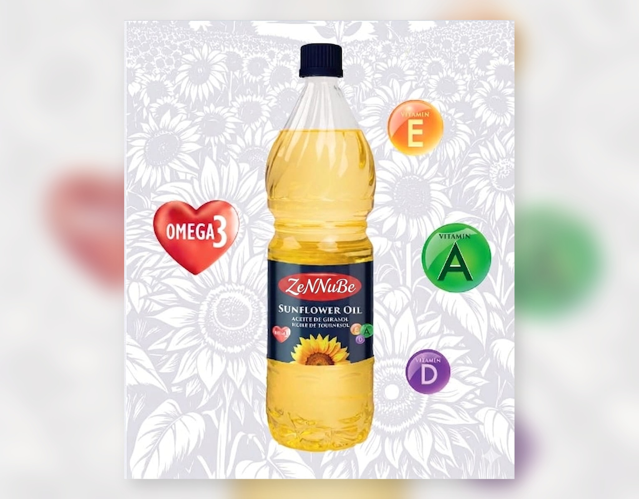 Vitamin Sunflower Oil 1 L